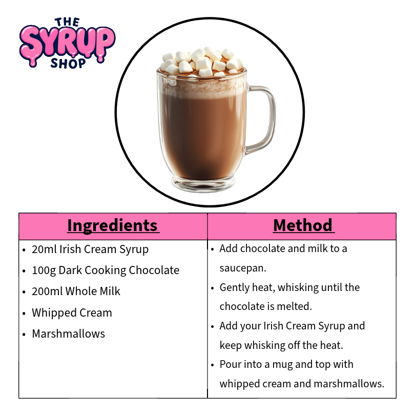 Irish Cream Hot Chocolate Recipe | Easy Baileys-Style Drink