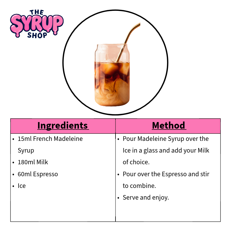 Iced Madeleine Latte 
