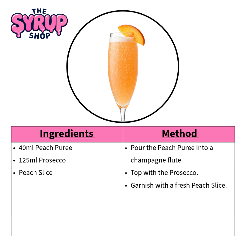 Peach Bellini Recipe | Classic Prosecco Cocktail