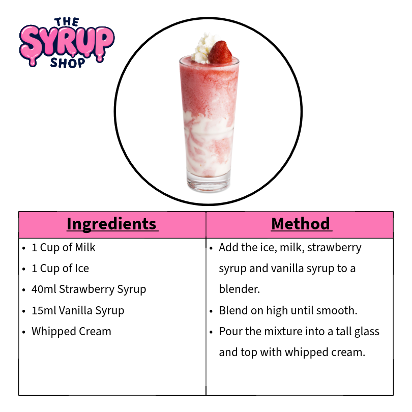 Strawberry Frappe