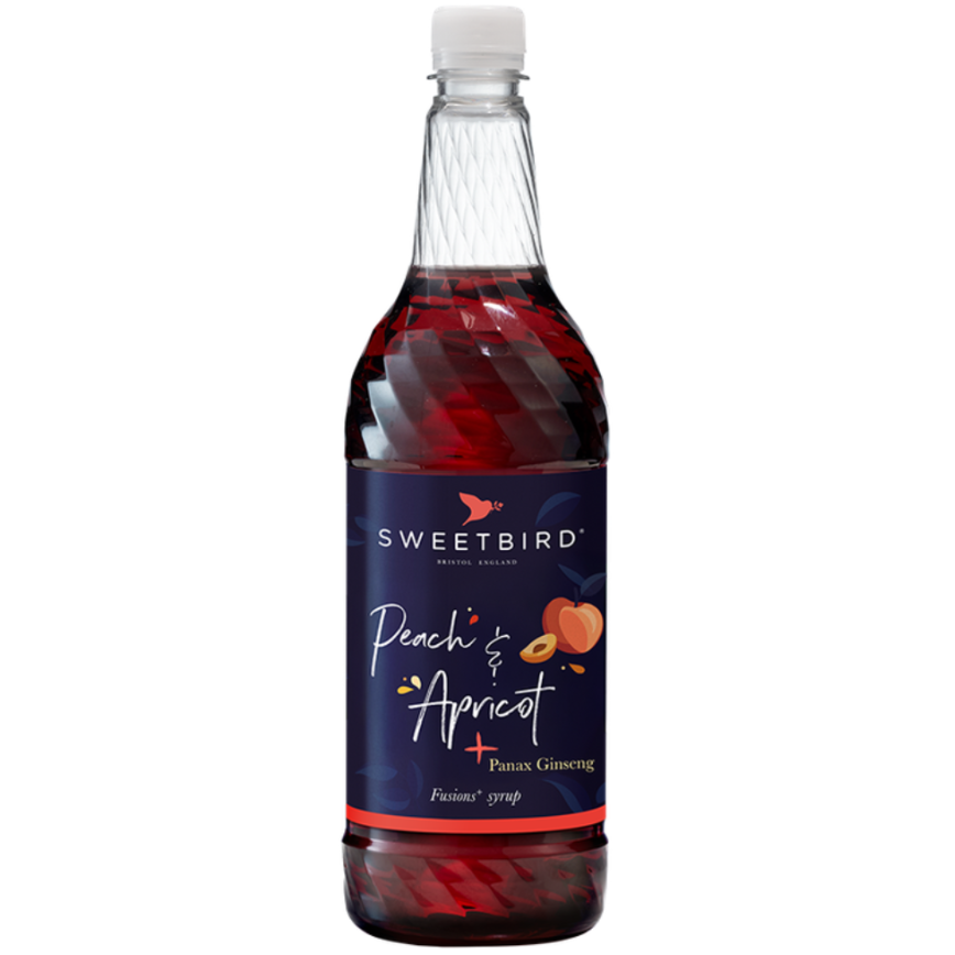 Sweetbird Peach & Apricot Fusion Syrup + Panax Ginseng