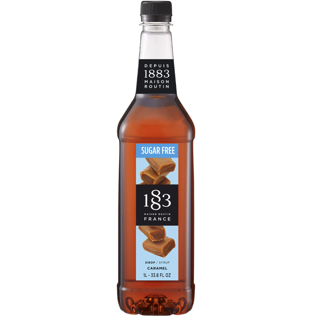 1883 Maison Routin Caramel Sugar Free Flavouring Syrup (1 Litre)