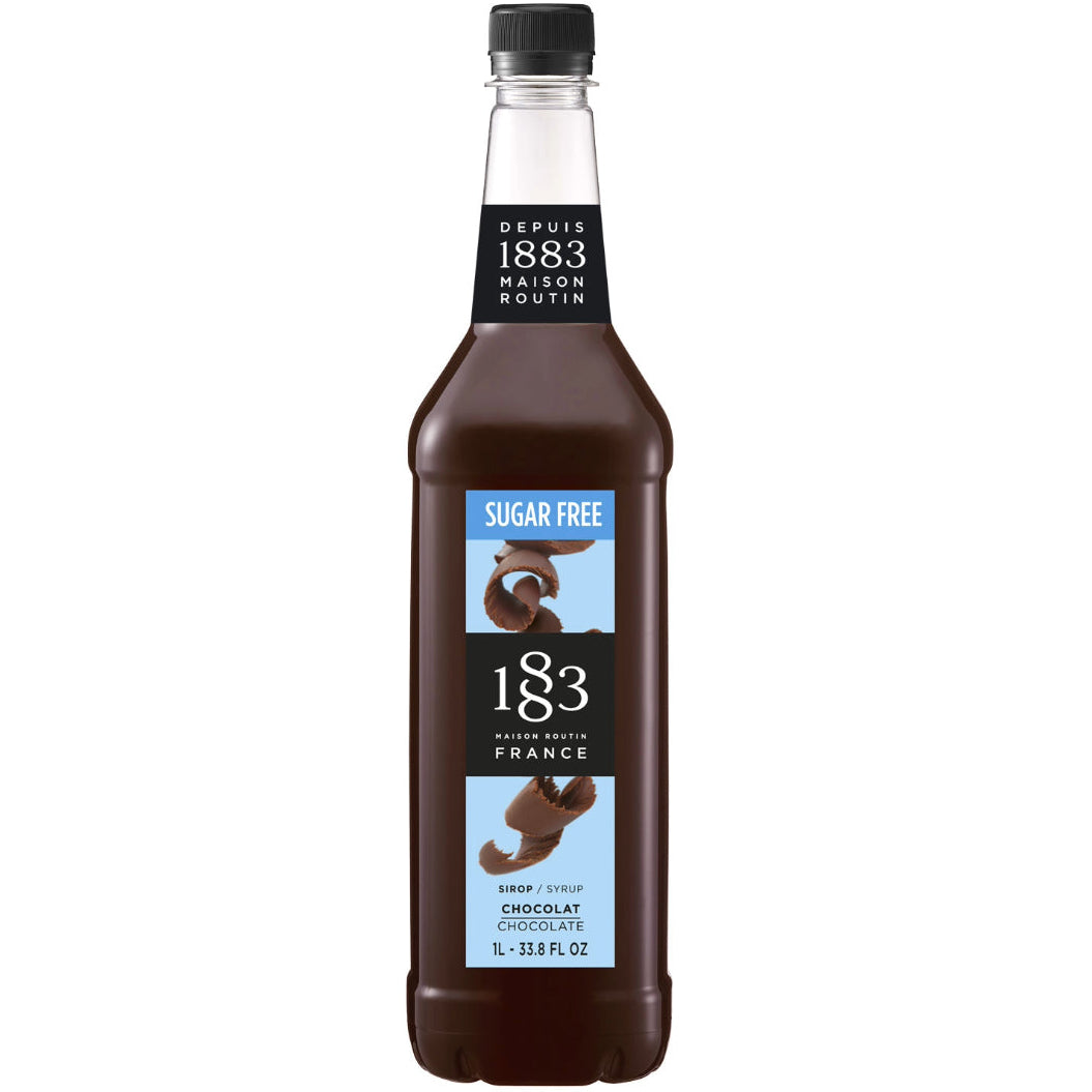 1883 Maison Routin Chocolate Sugar Free Flavouring Syrup (1 Litre)