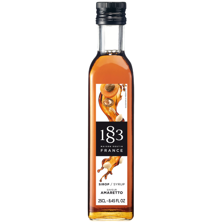 1883 Maison Routin Amaretto Syrup - 250ml (Glass Bottle) 2 