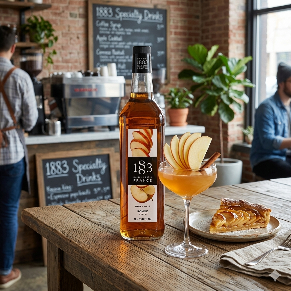 1883 Maison Routin Apple Syrup 1L Glass