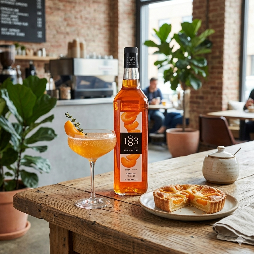 1883 Maison Routin Apricot Syrup 