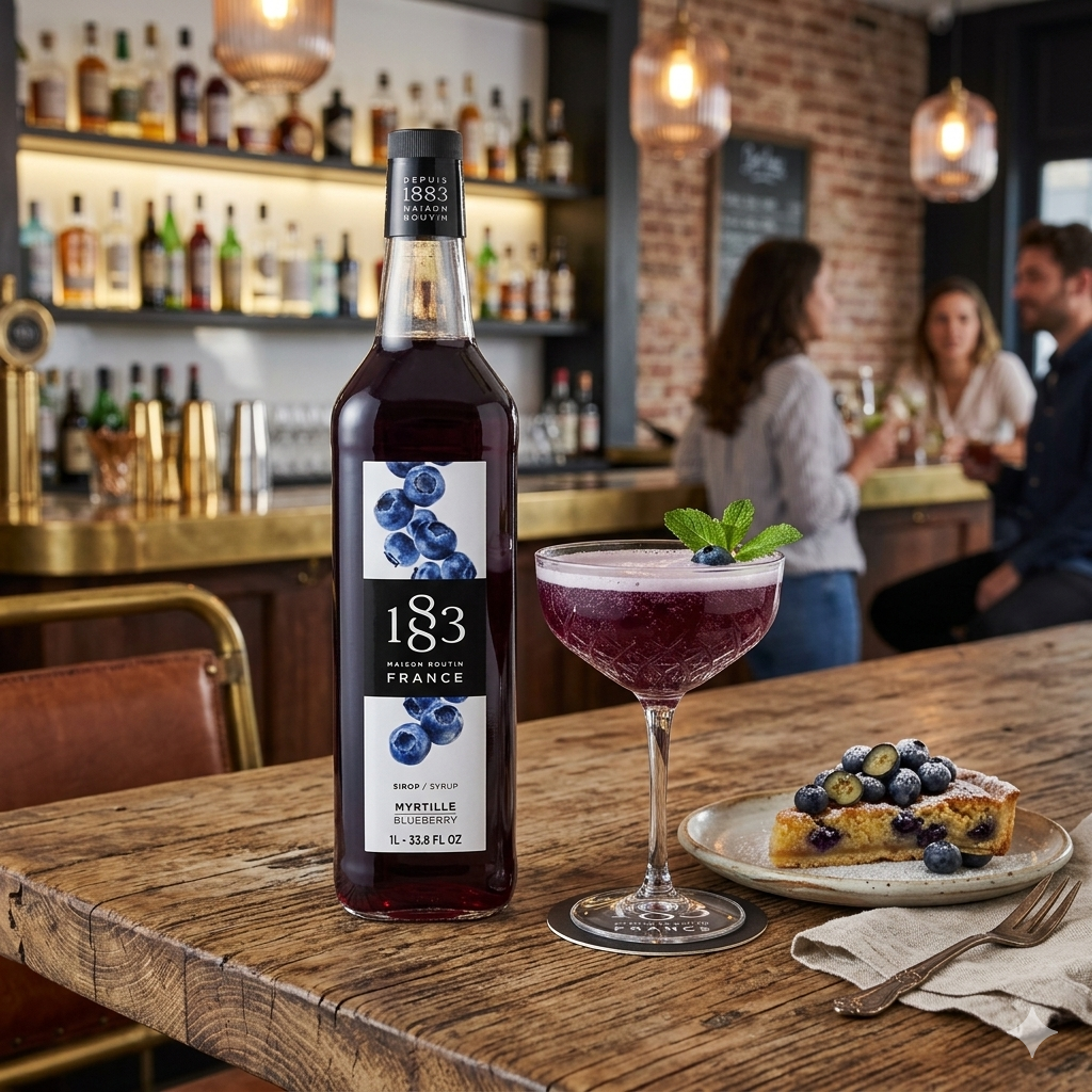 1883 Maison Routin Blueberry Syrup 
