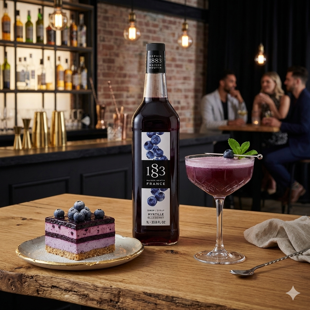 1883 Maison Routin Blueberry Syrup 1L