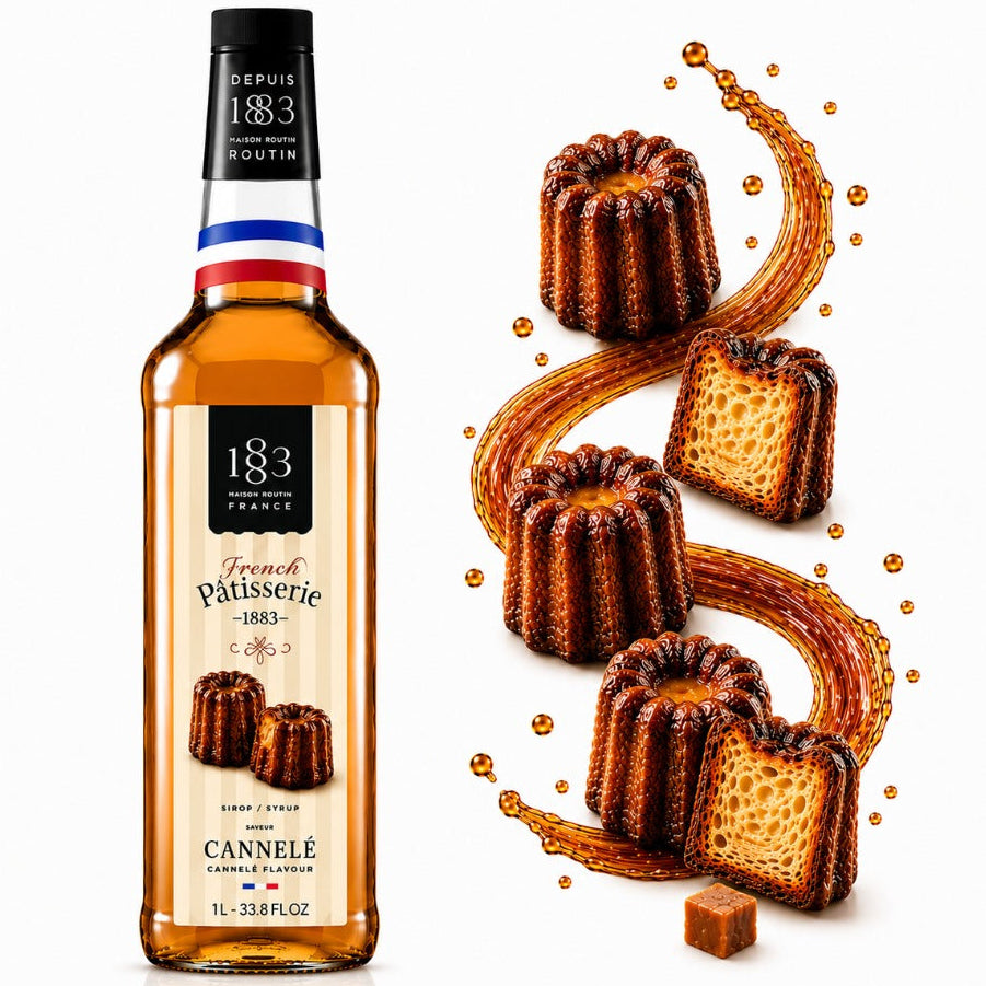 1883 Maison Routin Cannelé Syrup - 1 Litre (Glass Bottle)