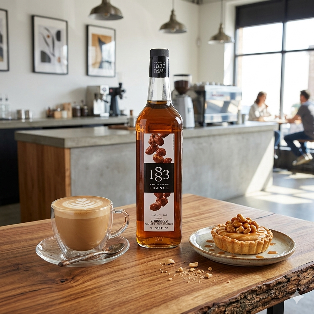 1883 Maison Routin Caramelised Peanut Syrup 
