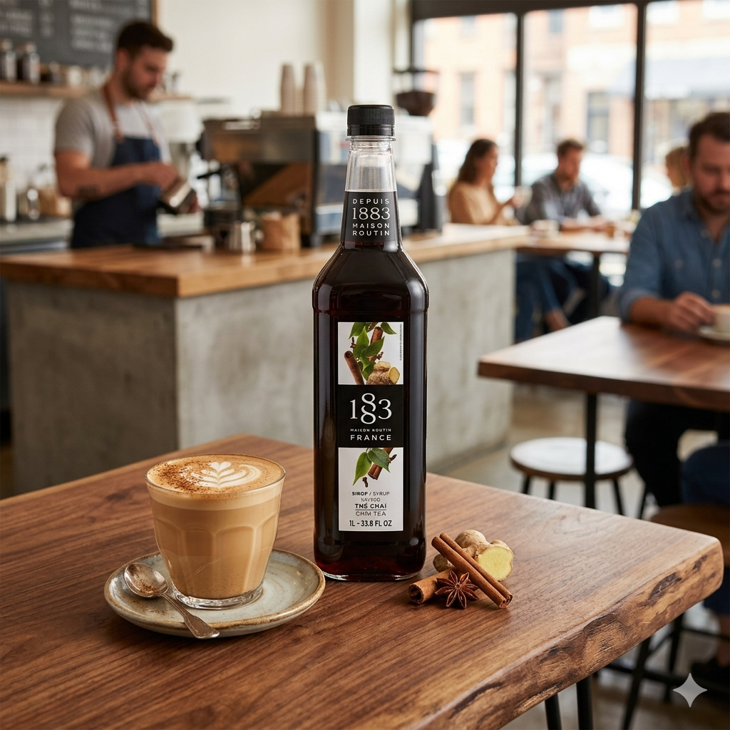 1883 Maison Routin Chai Tea Syrup 1L PET