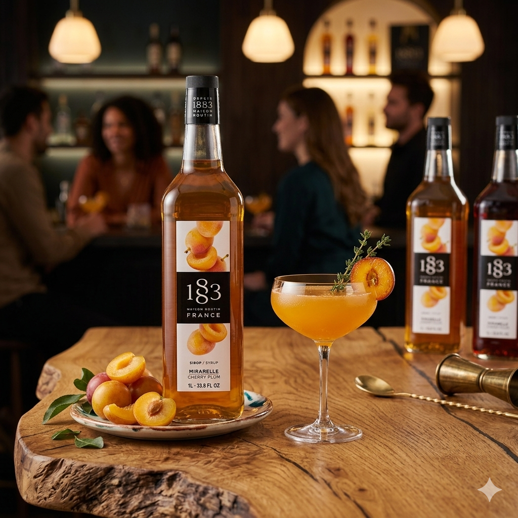 1883 Maison Routin Cherry Plum Syrup 