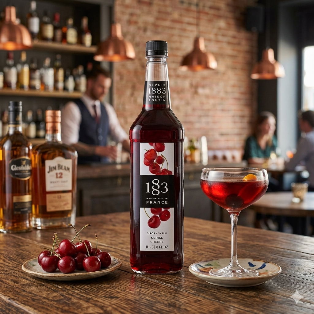 1883 Maison Routin Cherry Syrup 1L PET