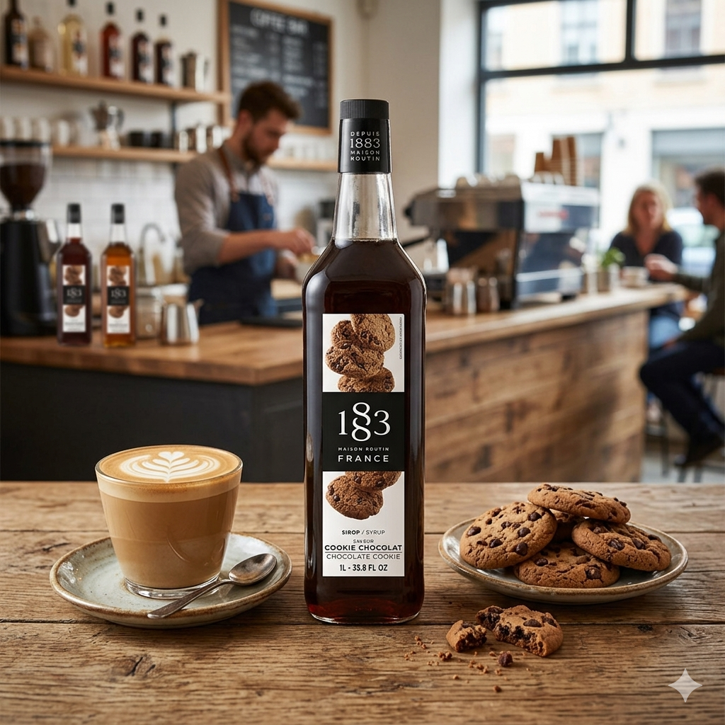 1883 Maison Routin Chocolate Cookie Syrup 