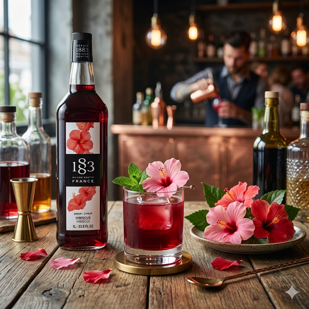 1883 Maison Routin Hibiscus Syrup
