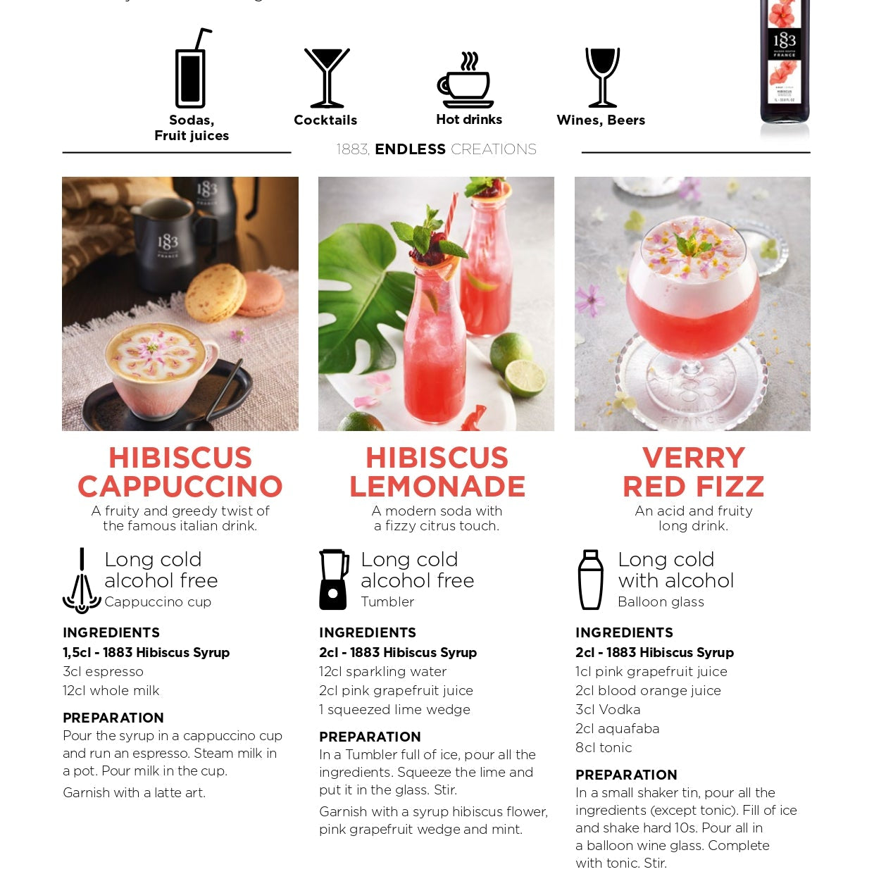 1883 Maison Routin Hibiscus Syrup Recipes