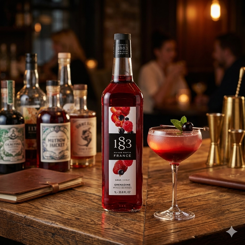 1883 Maison Routin Mixed Berry Syrup