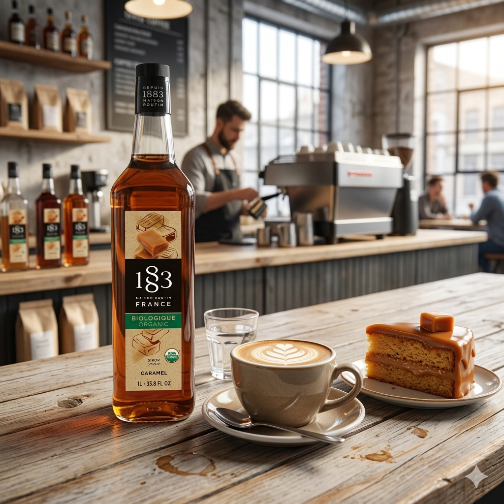 1883 Maison Routin Organic Caramel Syrup 