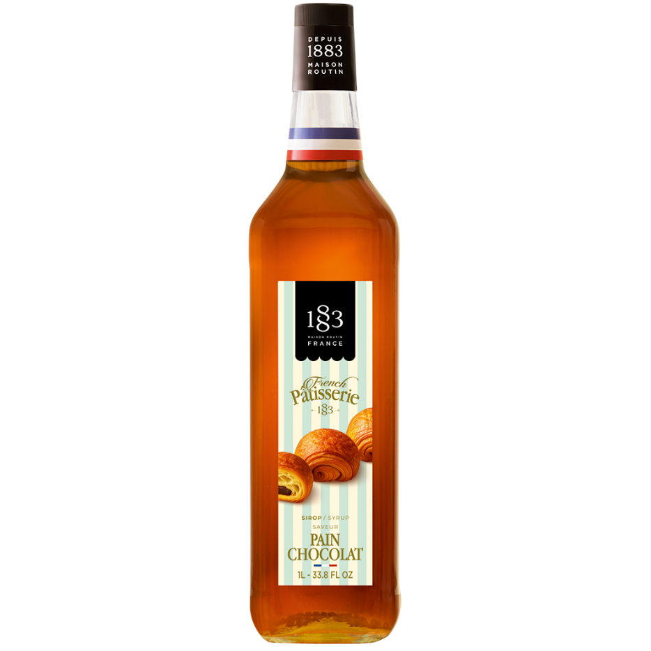 1883 Maison Routin Pain Au Chocolat Syrup - 1 Litre (Glass Bottle)