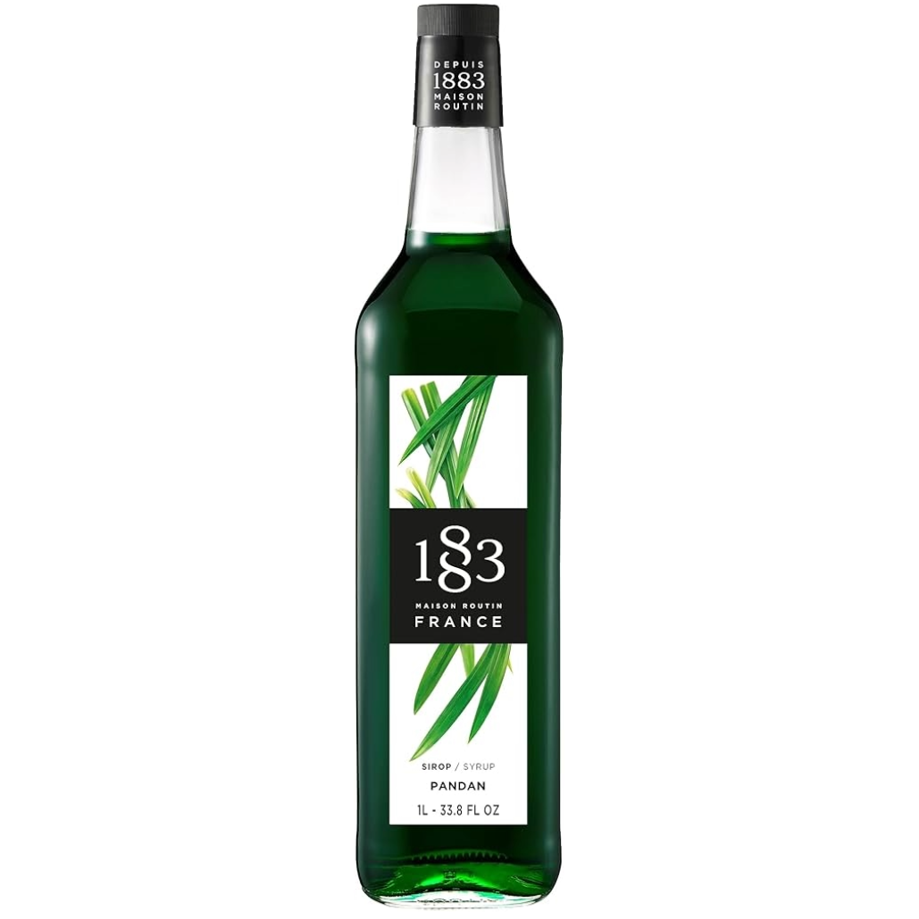 1883 Maison Routin Pandan Syrup - 1 Litre (Glass Bottle)