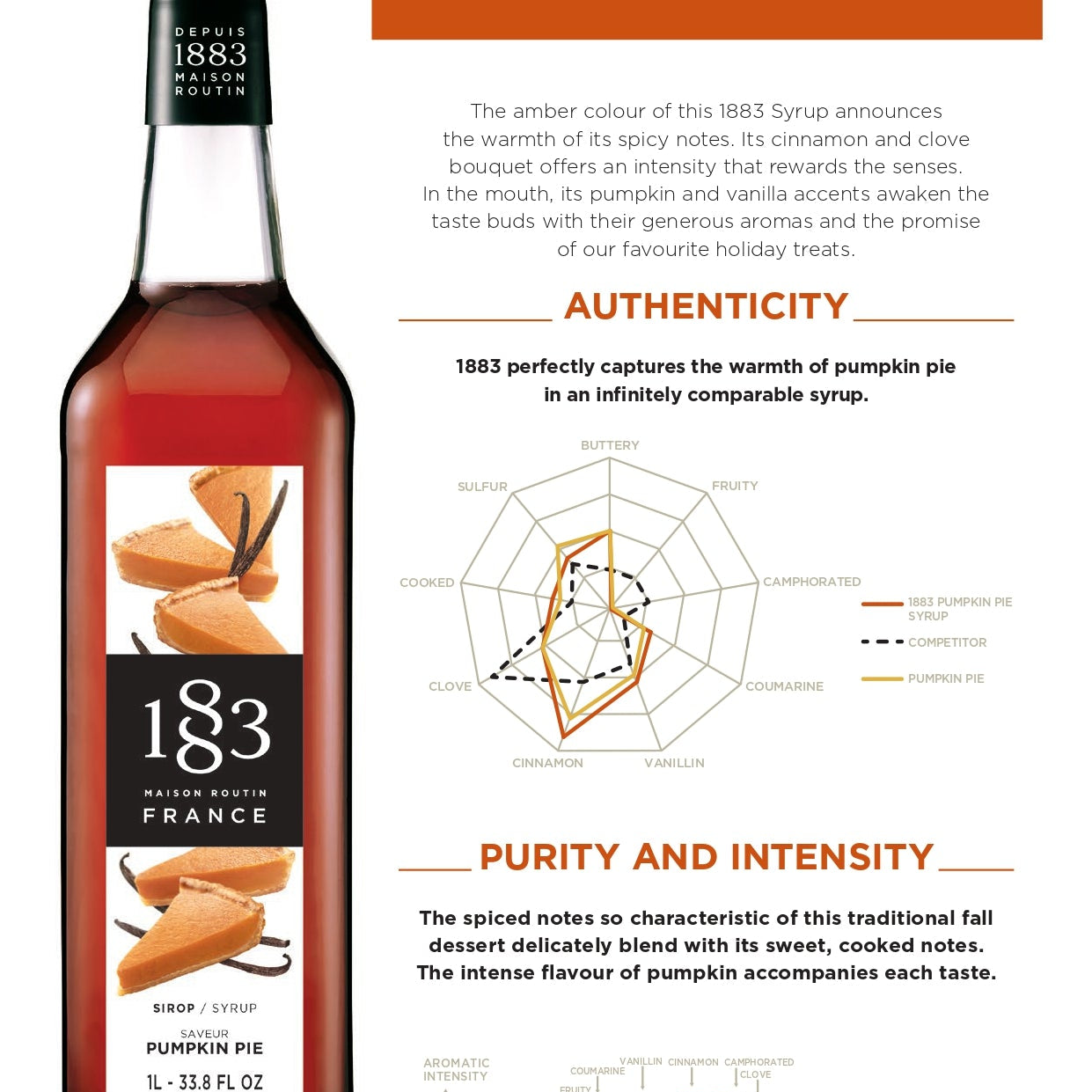 1883 Maison Routin Pumpkin Spice Syrup Specification