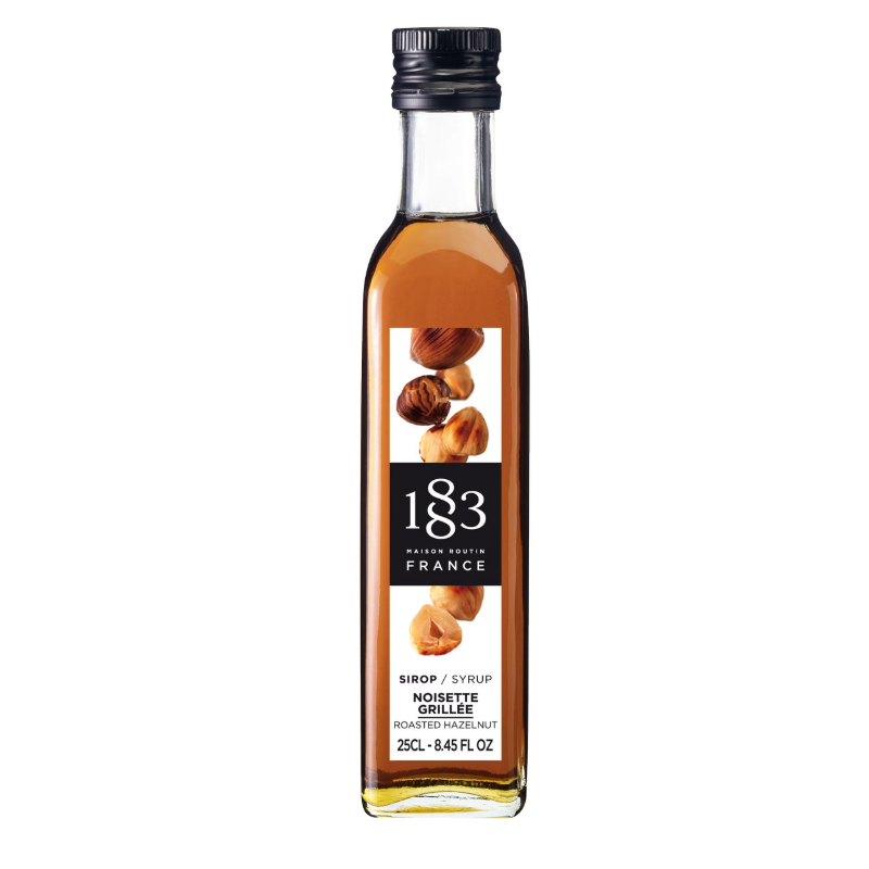 1883 Maison Routin Roasted Hazelnut Syrup - 250ml (Glass Bottle)