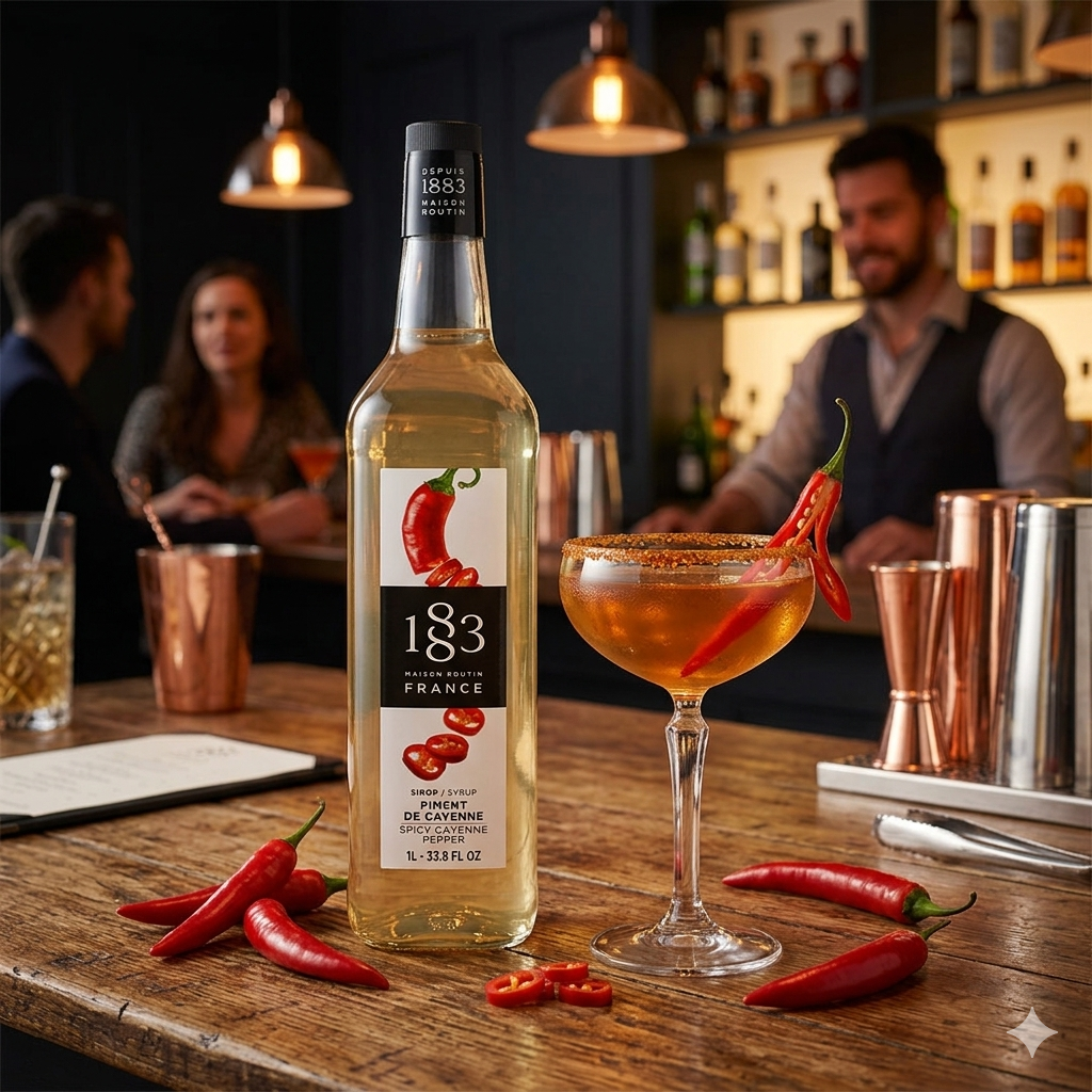 1883 Maison Routin Spicy Cayenne Pepper Syrup 