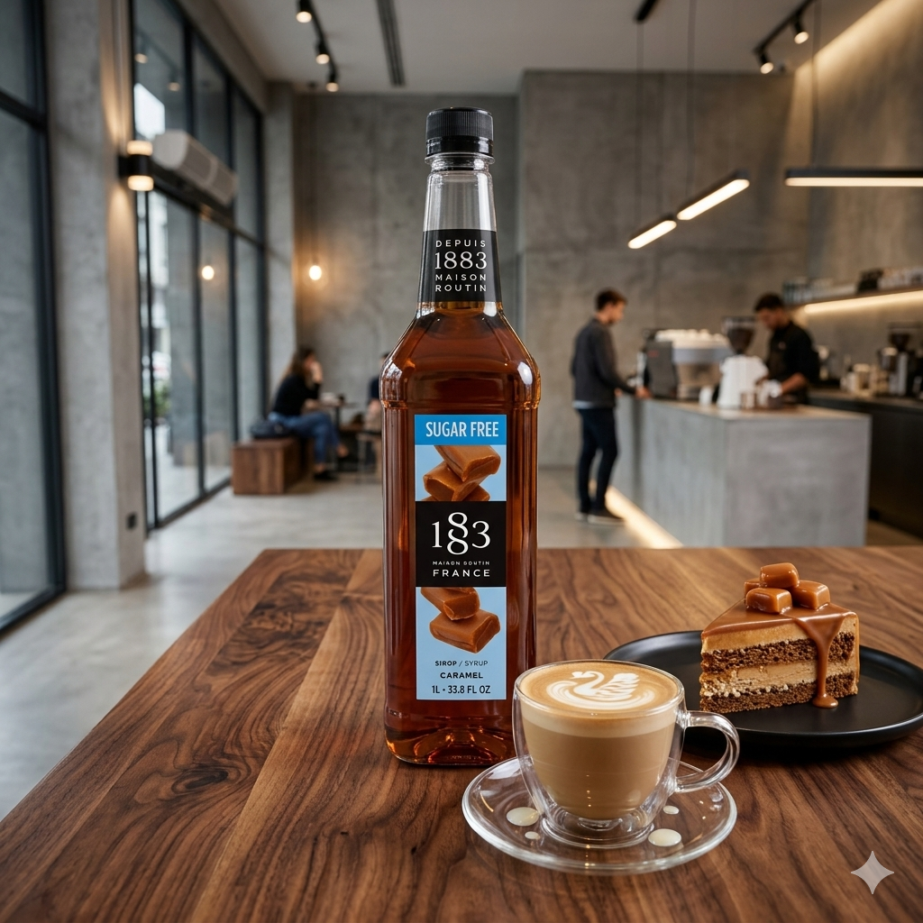 1883 Maison Routin Sugar Free Caramel Syrup 