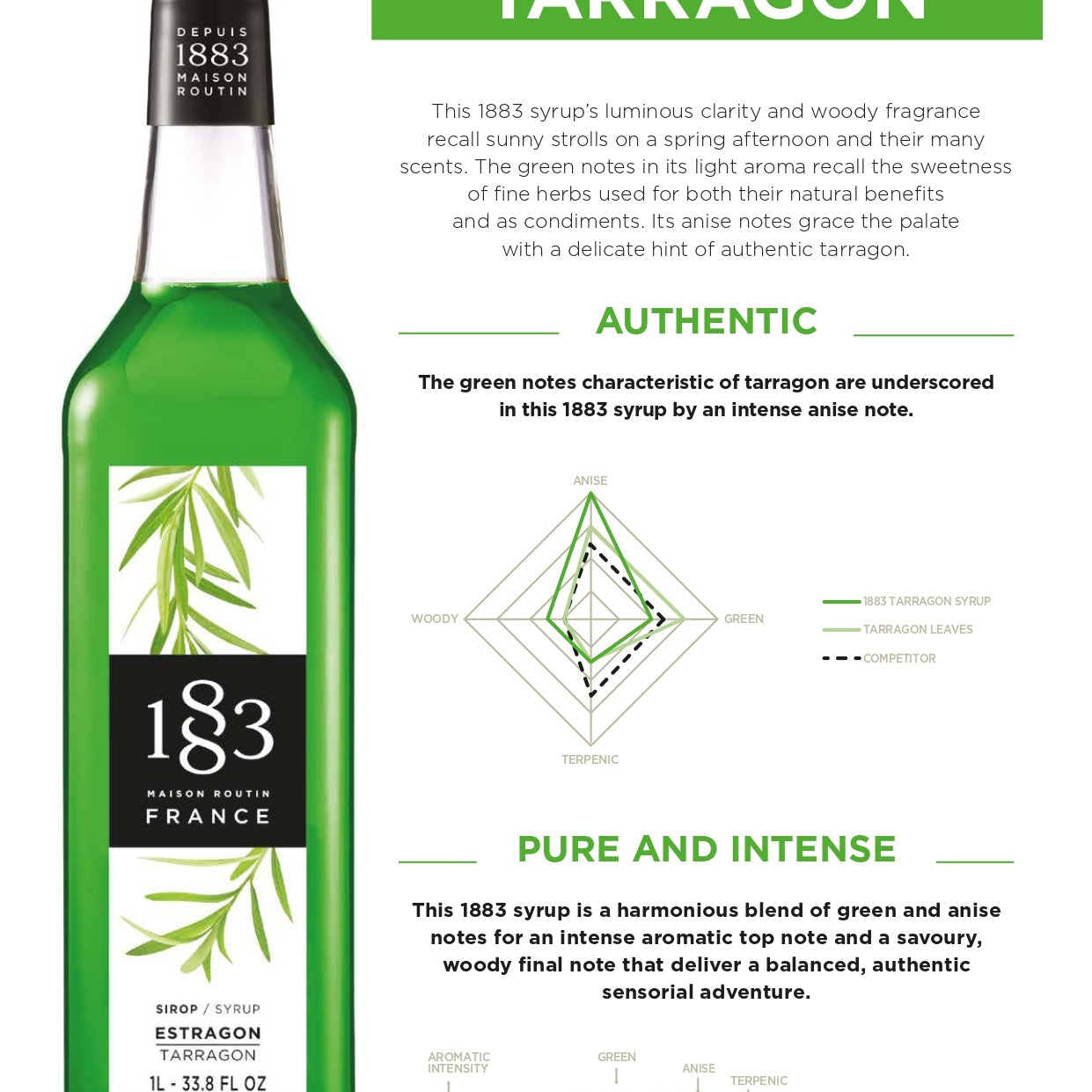 1883 Maison Routin Tarragon Syrup Specification
