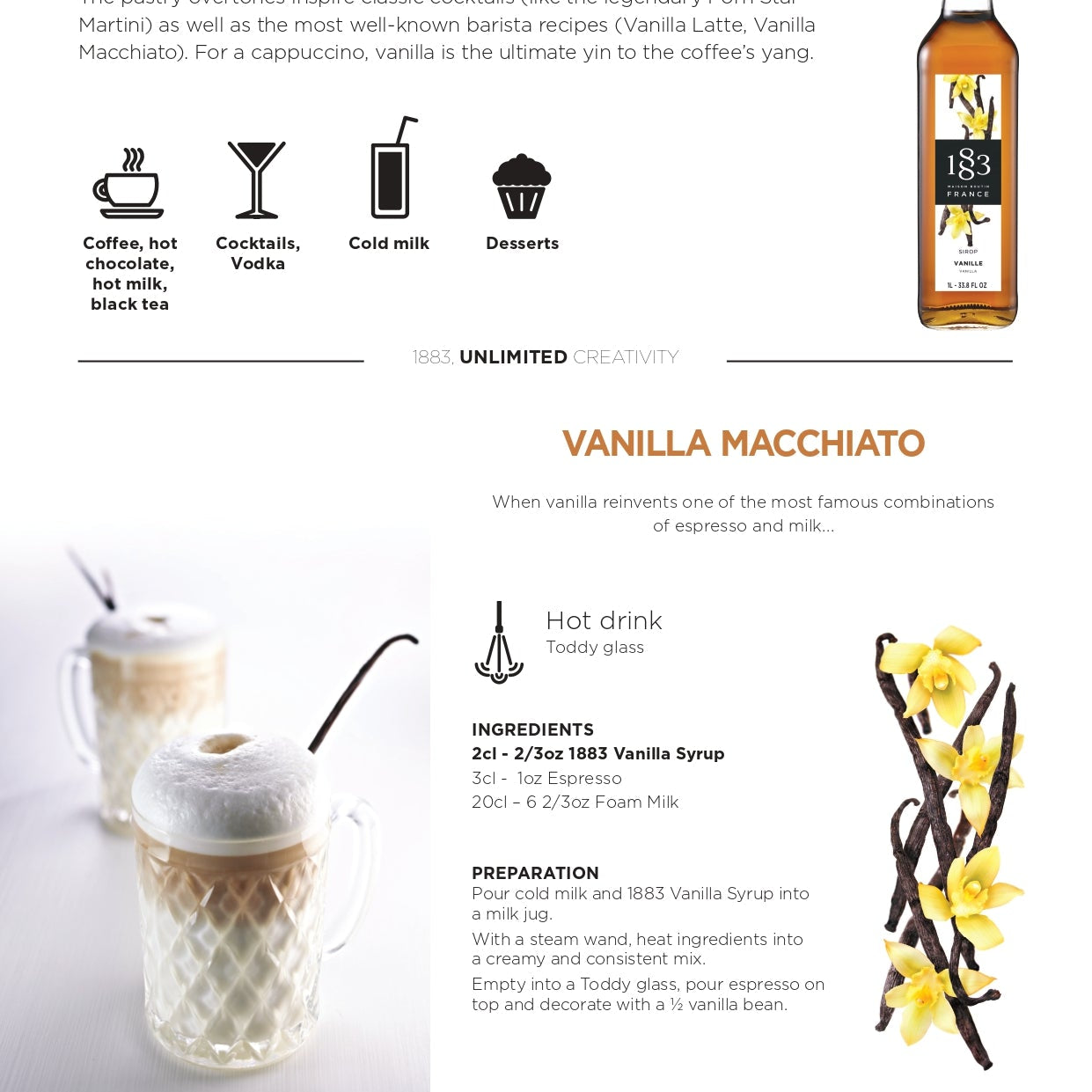 1883 Maison Routin Vanilla Syrup Recipes