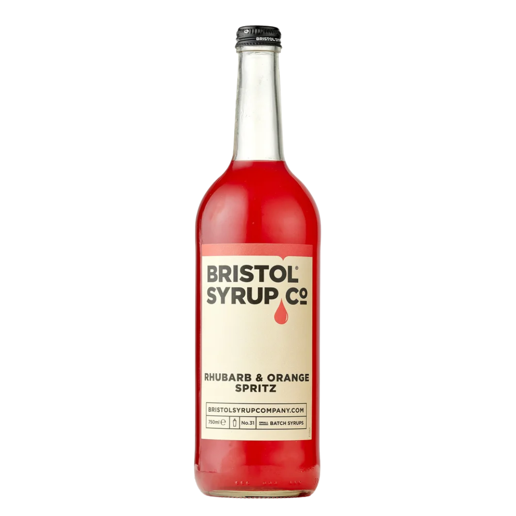 Bristol Syrup Co Rhubarb & Orange Spritz Syrup (750ml)