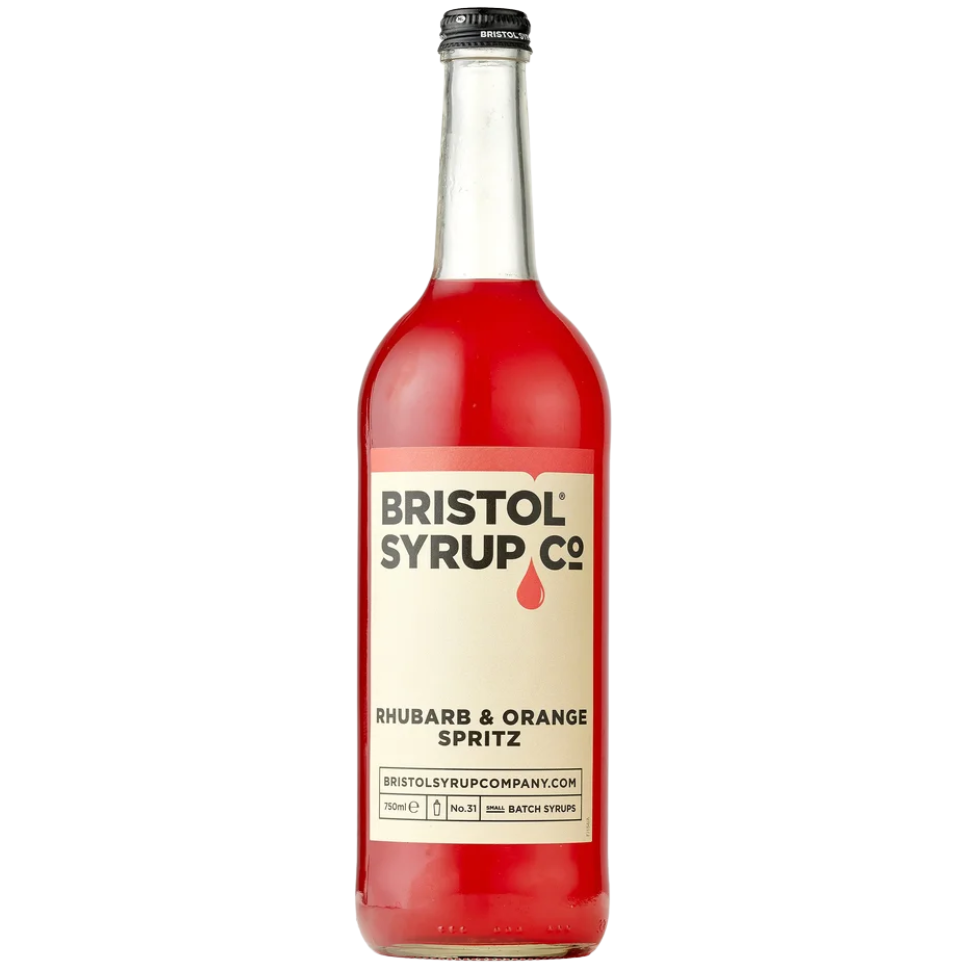 Bristol Syrup Co Rhubarb & Orange Spritz Syrup (750ml)