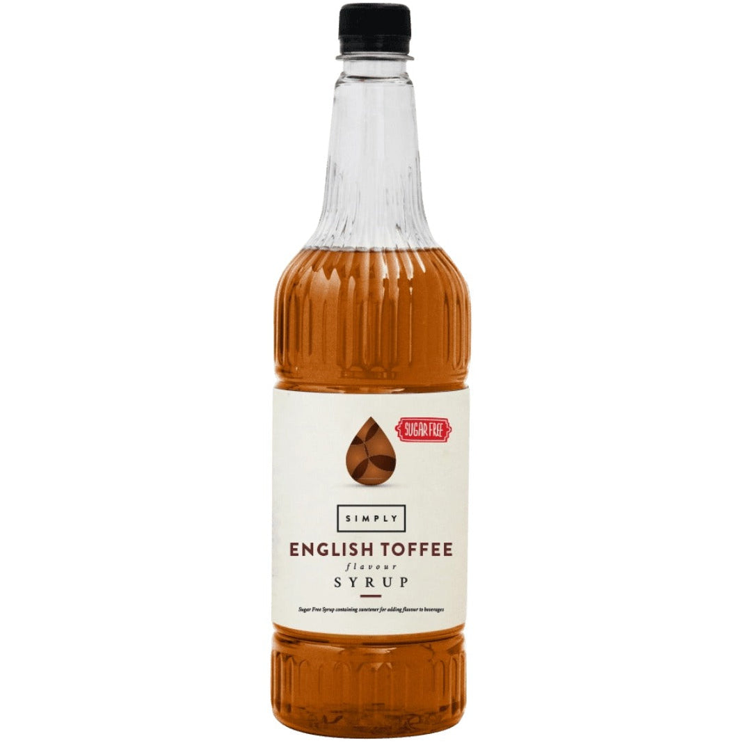Simply English Toffee Sugar Free Syrup (1 Litre)
