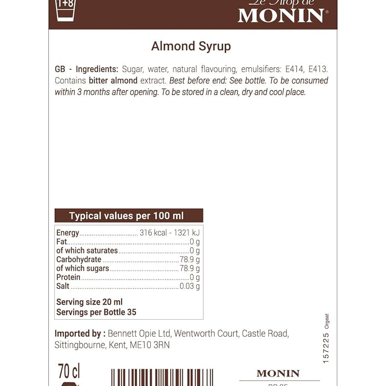 Monin Almond Syrup