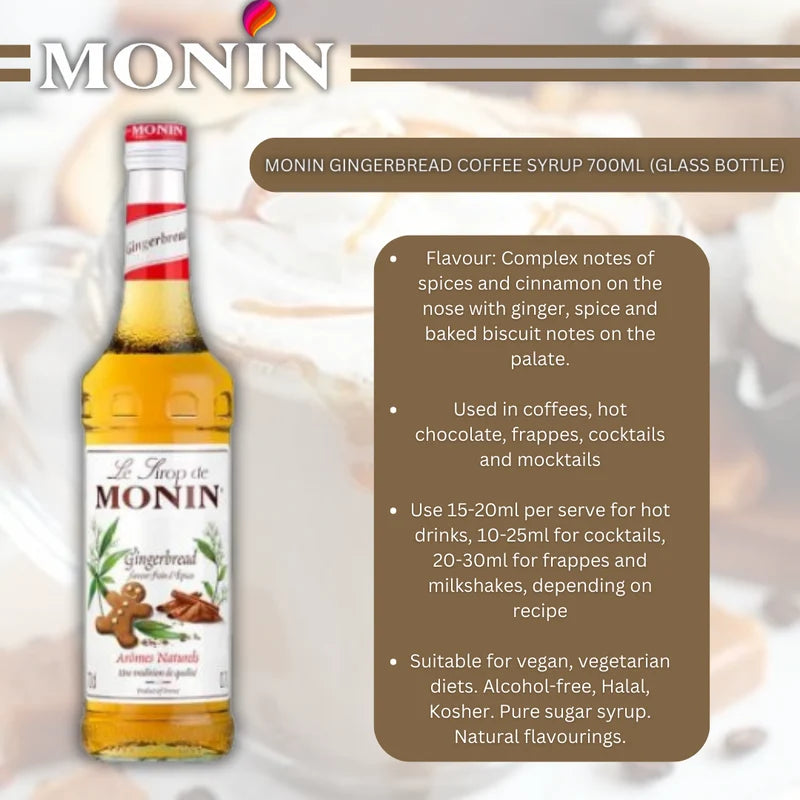 Monin Gingerbread Syrup (700ml)