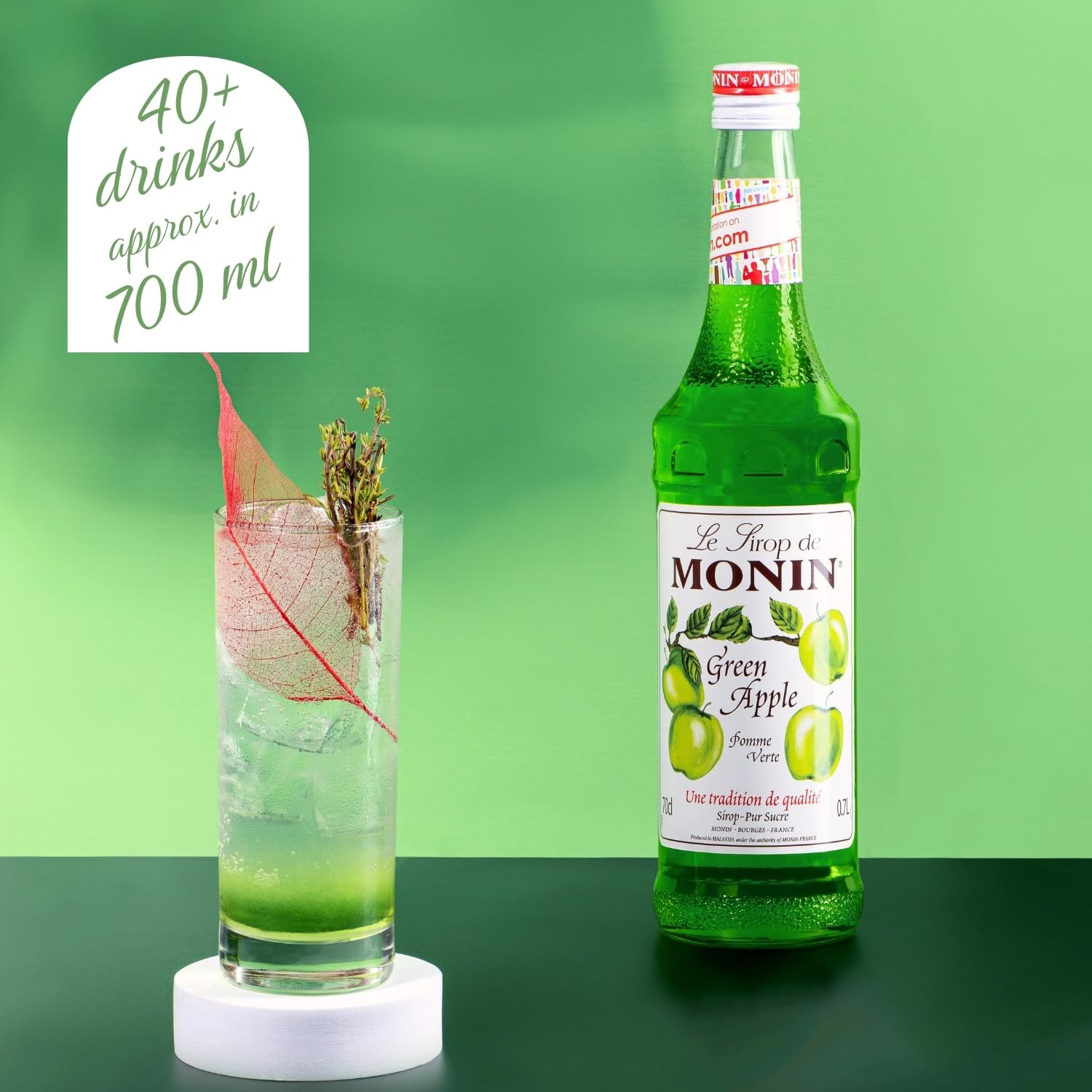 Monin Green Apple Syrup (700ml)