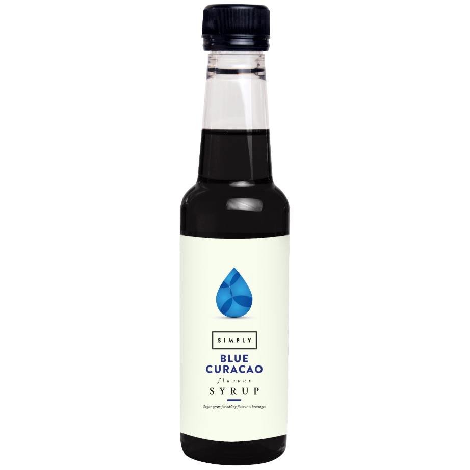 Simply Blue Curacao 250ml Syrup 