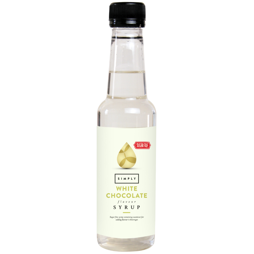 Simply White Chocolate Sugar Free Syrup 250ml 
