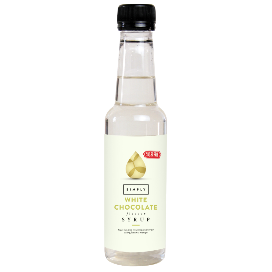 Simply White Chocolate Sugar Free Syrup 250ml 