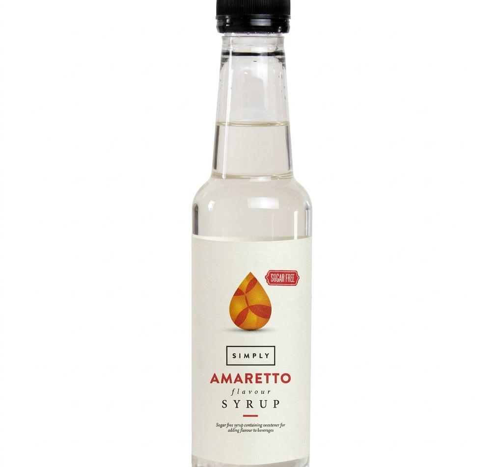 Simply Amaretto Sugar Free Syrup (250ml)