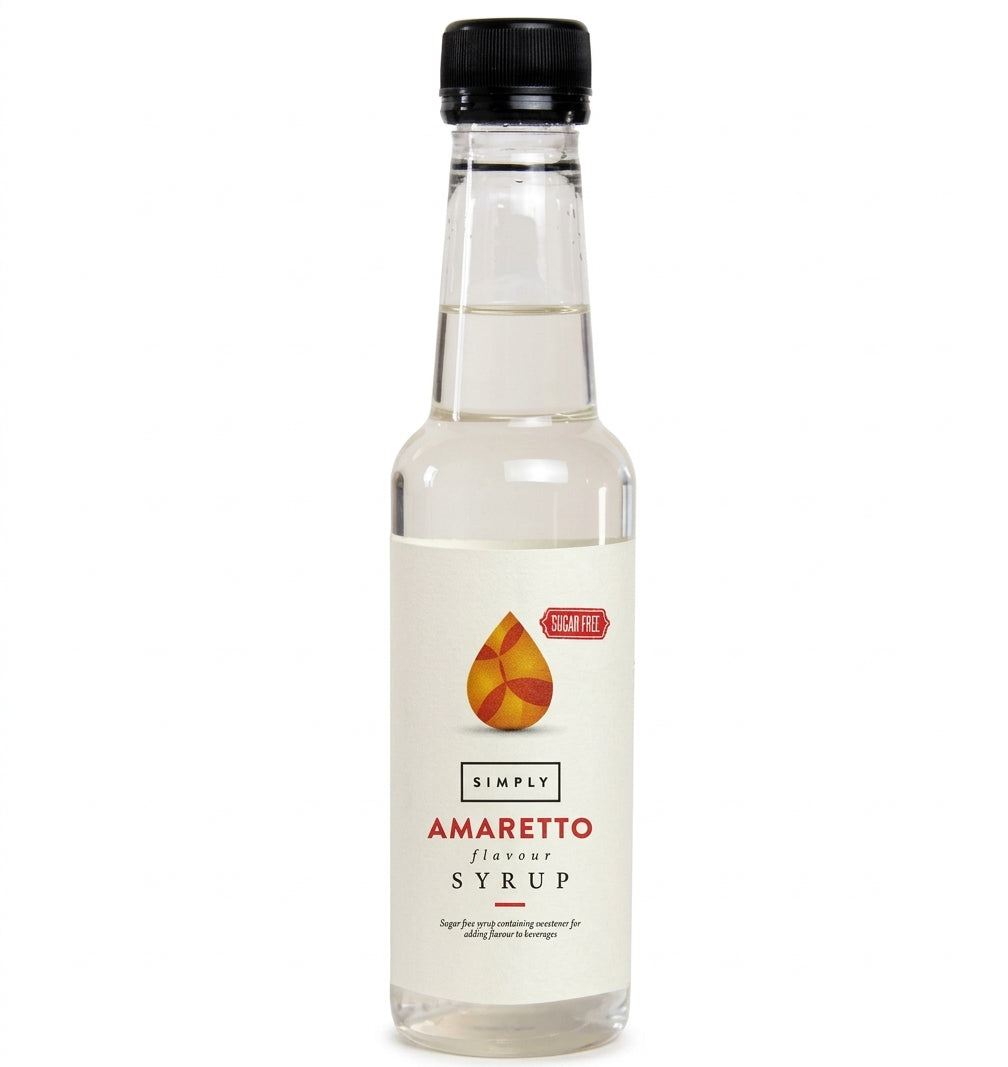Simply Amaretto Sugar Free Syrup (250ml)