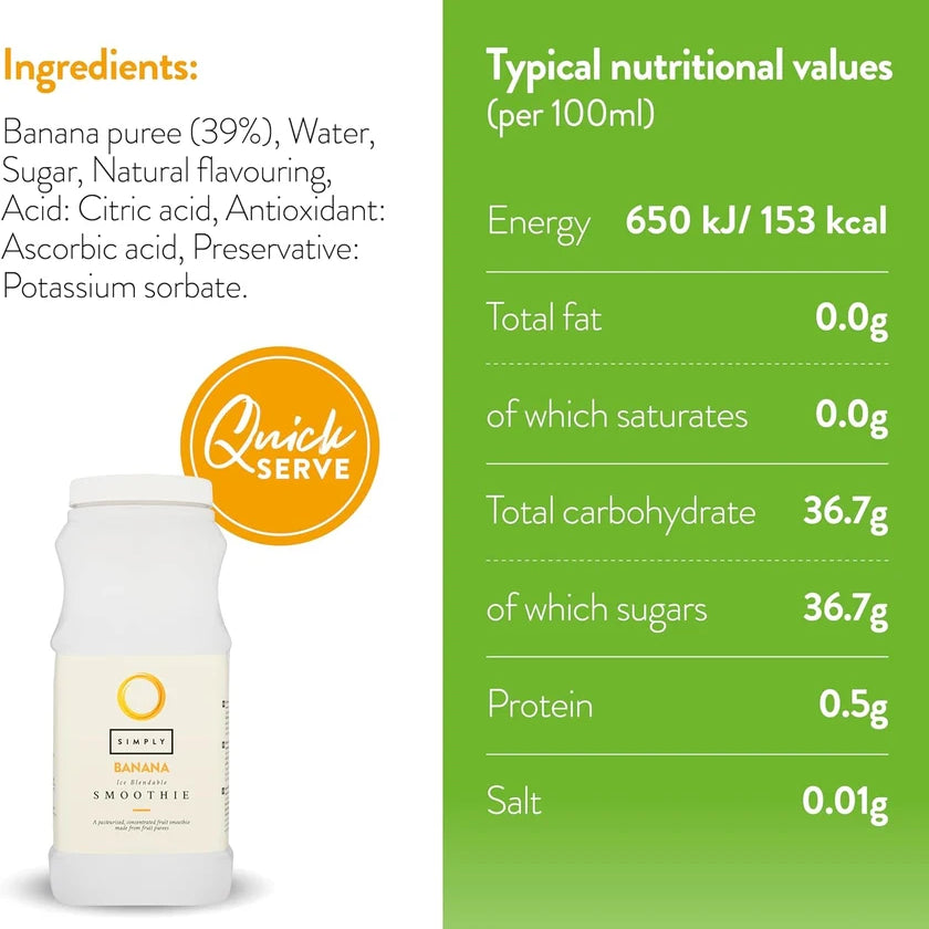 Simply Banana Smoothie