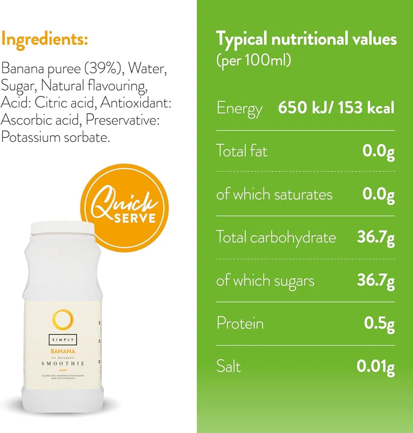 Simply Banana Smoothie