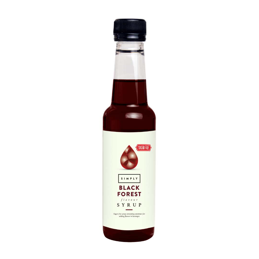 Simply Black Forest Sugar Free Syrup (250ml)