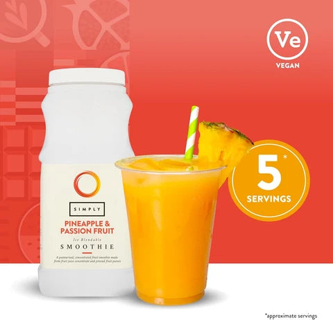 Simply Pineapple Passionfruit Smoothie 1 Litre