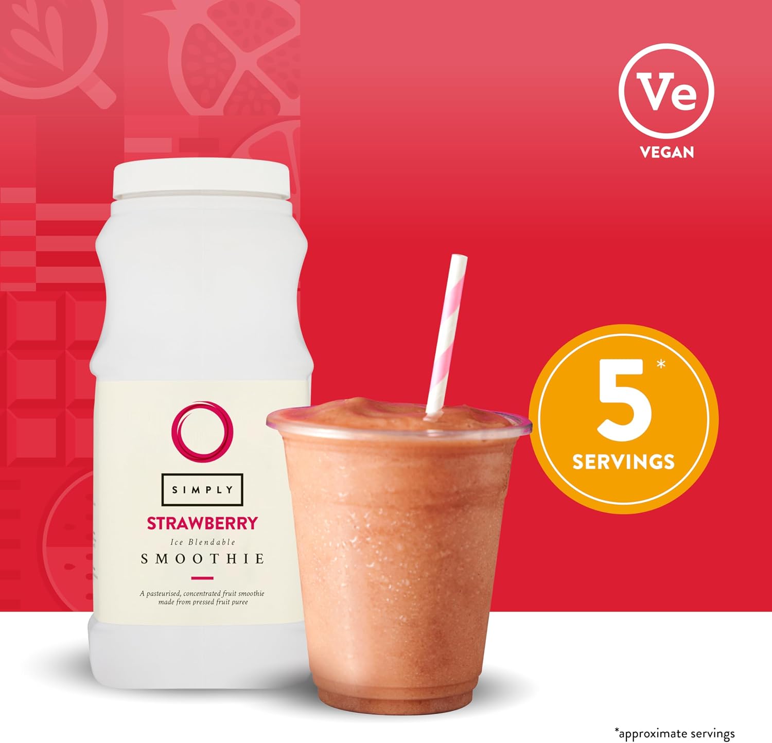Simply Strawberry Smoothie 1 Litre