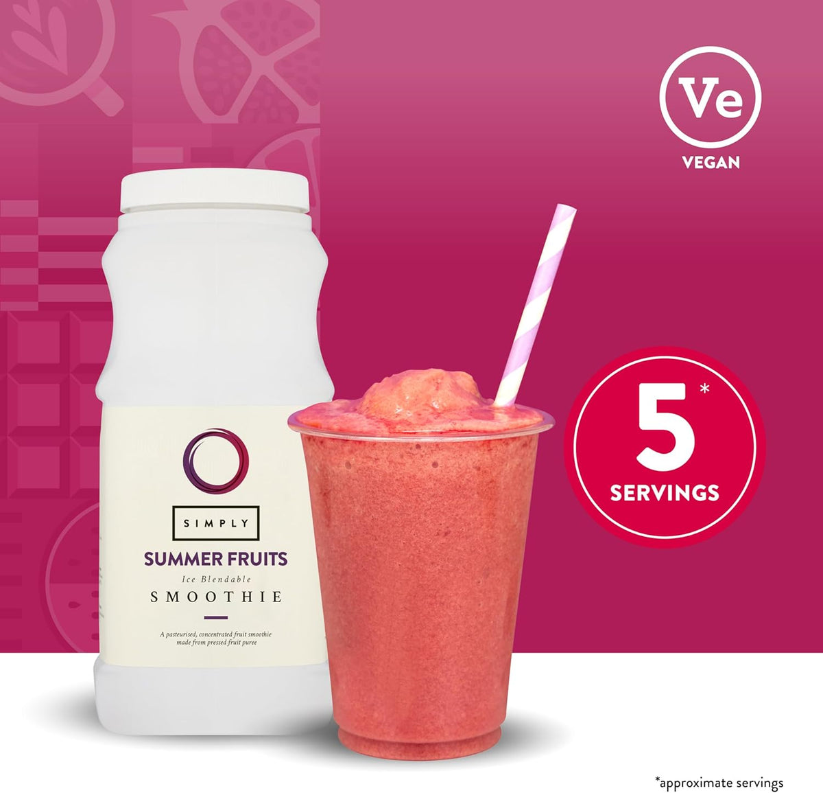 Simply Summer Fruits Smoothie 1 Litre