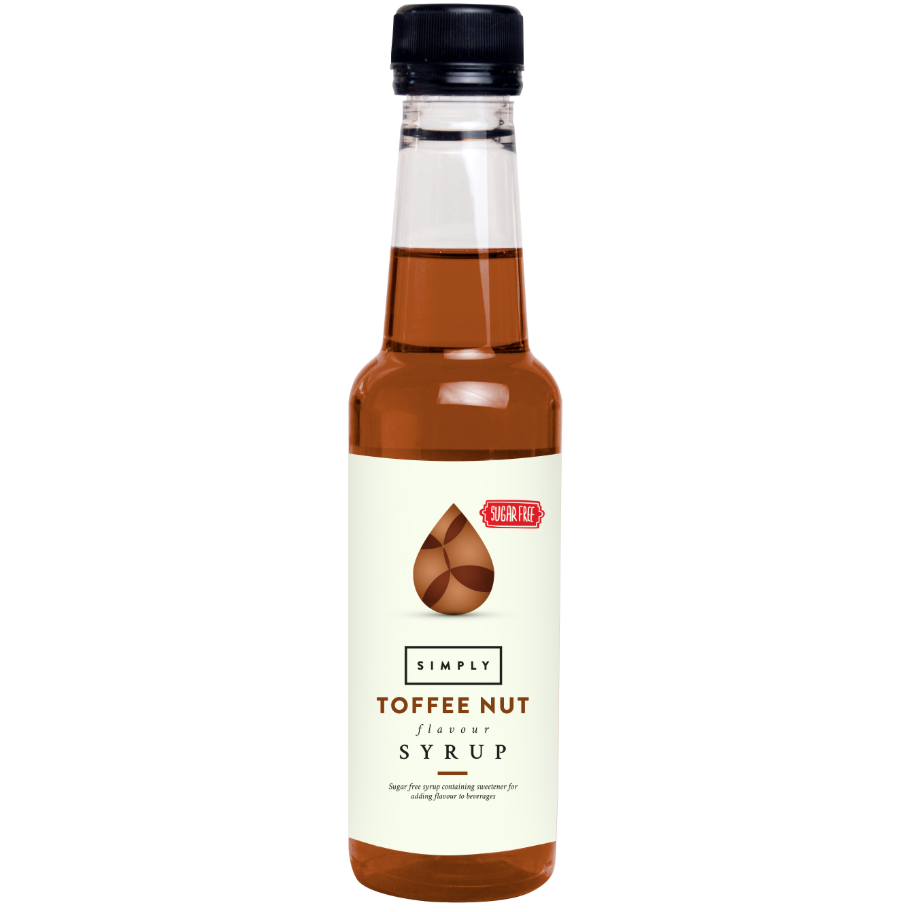 Simply Toffee Nut Sugar Free Syrup (250ml)