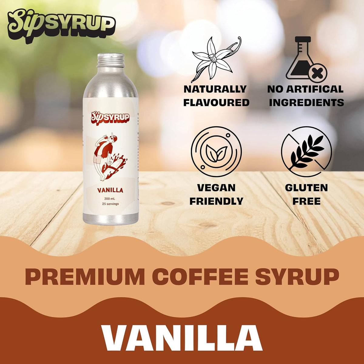 Sip Syrup Vanilla Syrup 