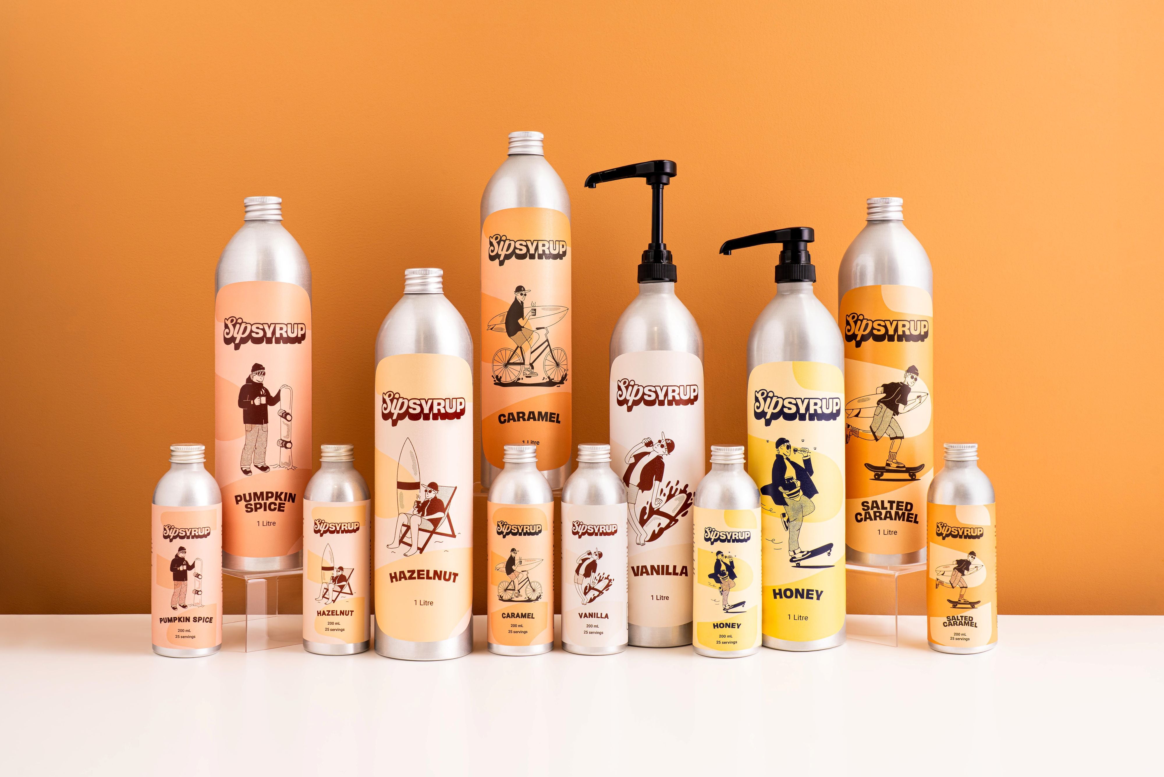 Sip Syrups Range
